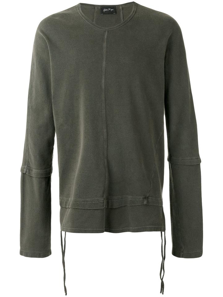 Andrea Ya'aqov - Oversized Sweatshirt - Men - Cotton - L, Green, Cotton