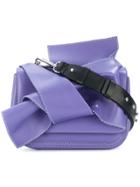 No21 Abstract Bow Shoulder Bag - Pink & Purple