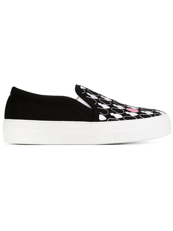 Joshua Sanders Joshua Sanders X Barbapapa Embroidered Sneakers