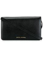 Marc Jacobs Saffiano Bicolour Crossbody Bag, Women's, Black, Calf Leather