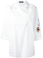 Dolce & Gabbana Embroidered Sleeve Shirt - Unavailable