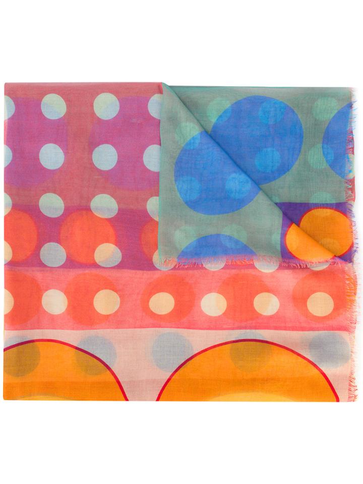 Carolina Herrera Polka Dot Scarf - Multicolour