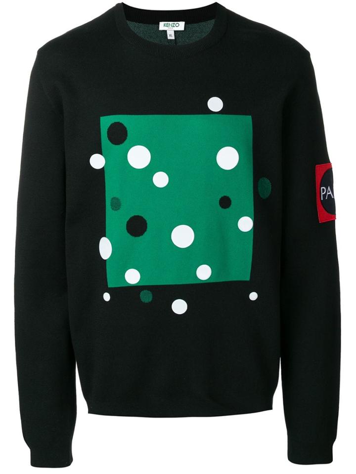 Kenzo Dots Intarsia Jumper - Black