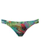 Blue Man Foliage Bikini Bottom, Women's, Size: G, Polyamide/spandex/elastane