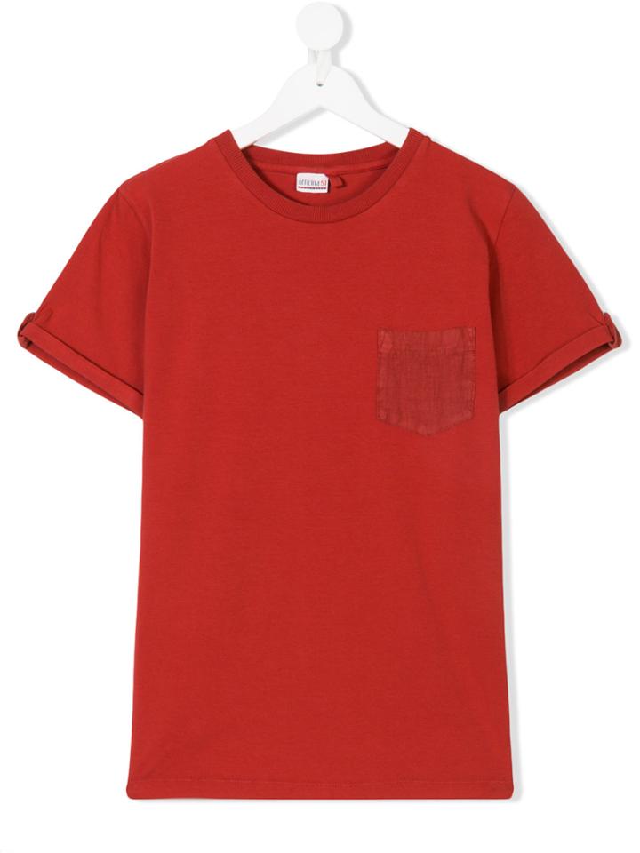 Officina 51 Chest Pocket T-shirt - Red