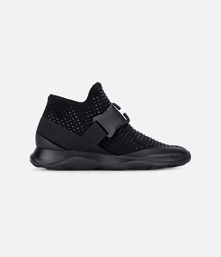 Christopher Kane Hotfix Safety Buckle Hi-top Trainers