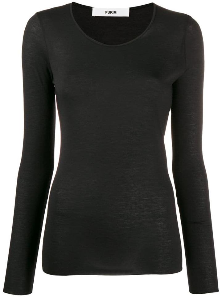 Roberto Collina Round Neck T-shirt - Black