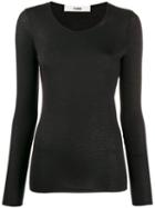 Roberto Collina Round Neck T-shirt - Black