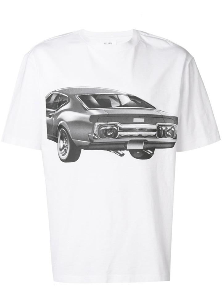 Calvin Klein Jeans Est. 1978 Car Print T-shirt - White