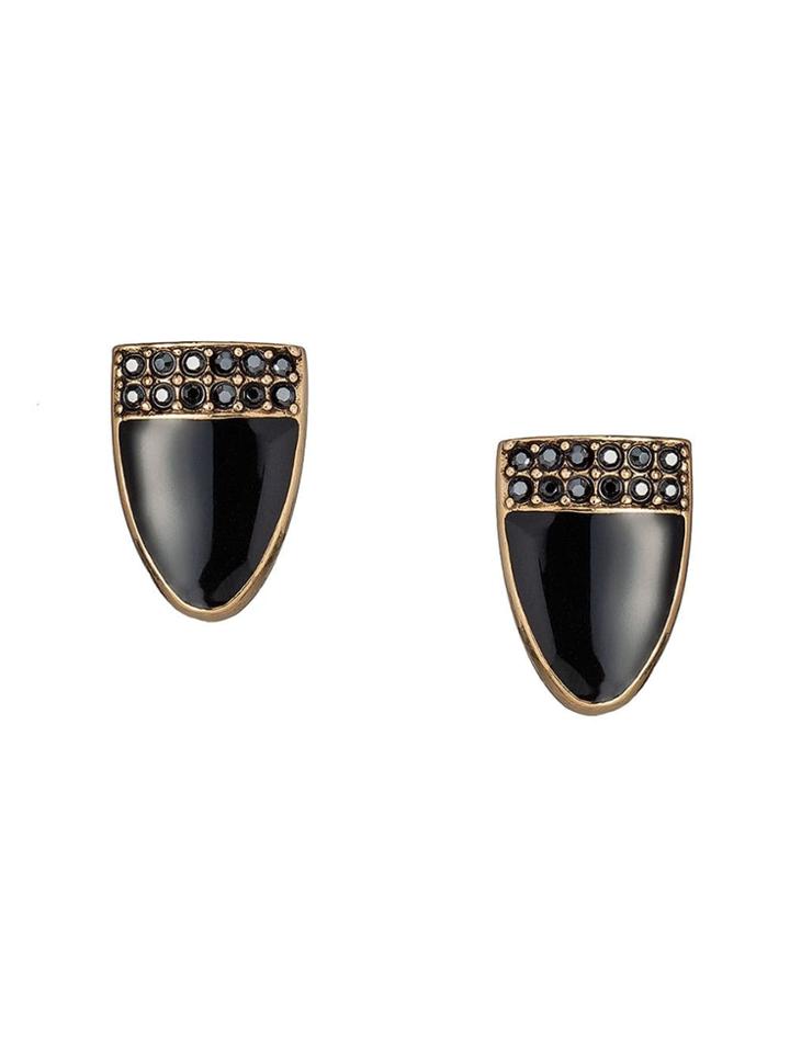 Camila Klein Enamel Earrings - Ouro Velho