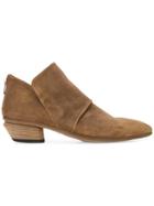 Officine Creative Back Zip Ankle Boots - Brown
