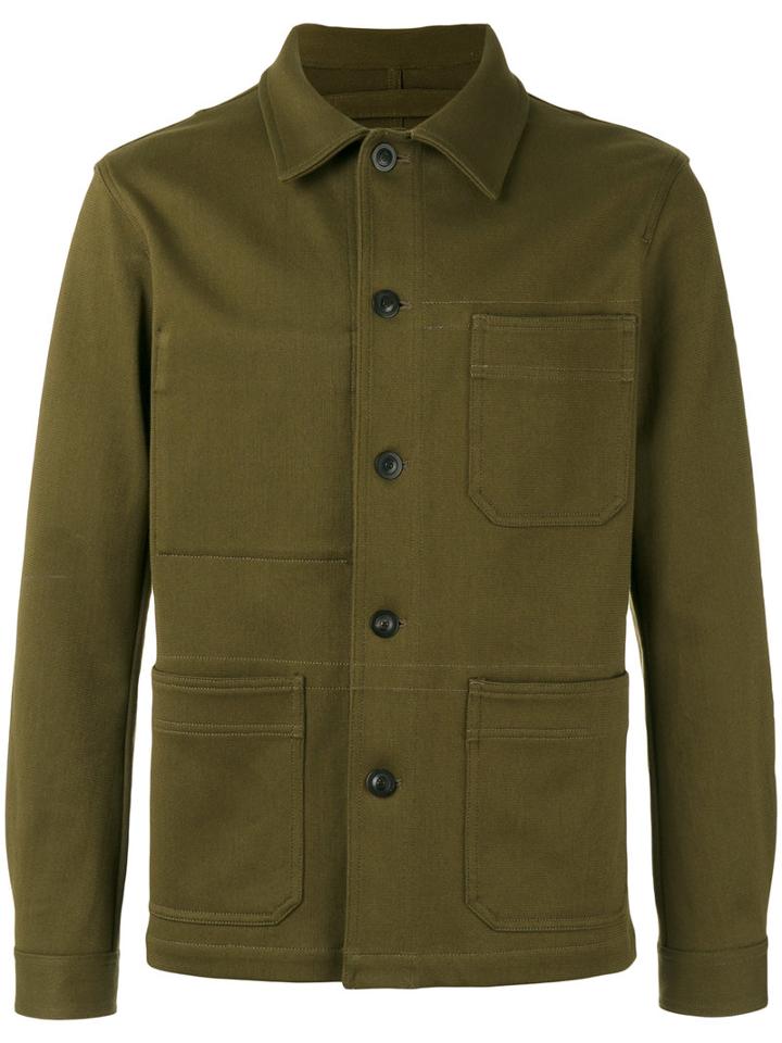 Joseph Abbots Military Jacket, Men's, Size: 54, Green, Cotton