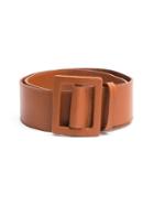 Egrey Leather Belt, Women's, Size: P, Brown, Leather