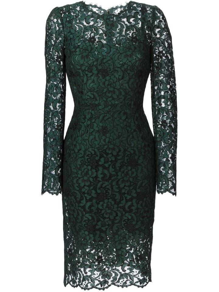 Dolce & Gabbana Floral Lace Dress