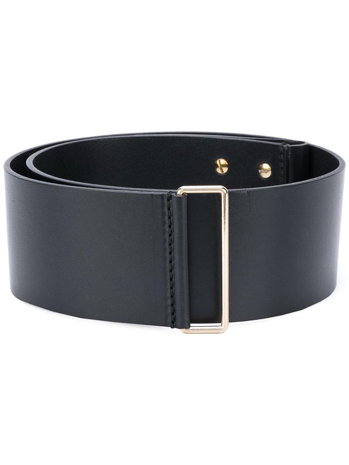 Isabel Marant - Large Belt - Women - Calf Leather - S, Black, Calf Leather