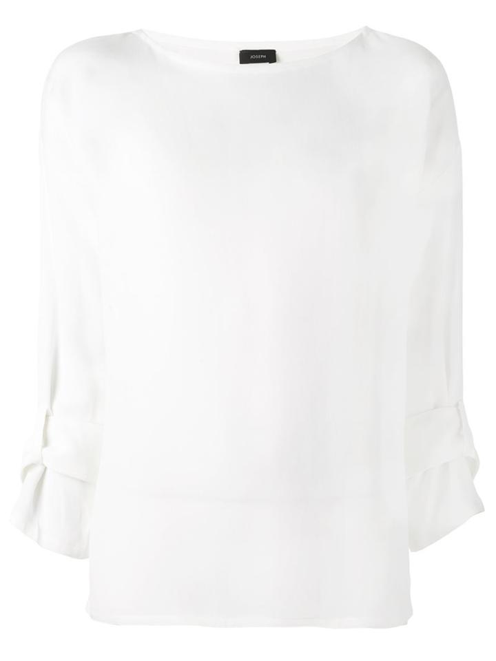 Joseph Adjustable Tab Blouse