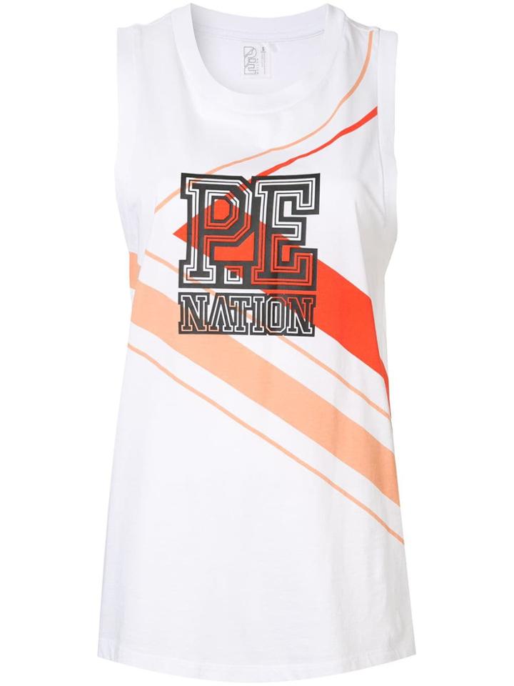 P.e Nation Cutshot Tank Top - White