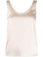 Vince Fine Silk Vest - Neutrals