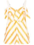 Comme Moi Striped Top - Yellow