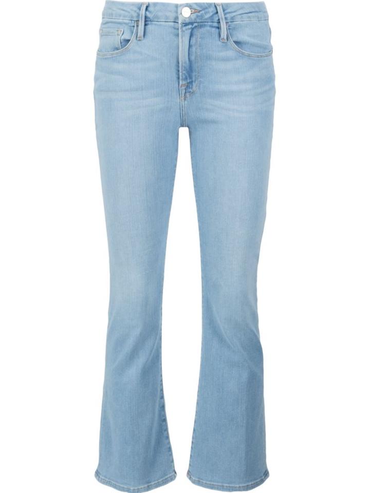 Frame Denim 'le Crop Mini Boot' Jeans, Women's, Size: 26, Blue, Cotton/polyester/spandex/elastane