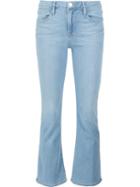 Frame Denim 'le Crop Mini Boot' Jeans, Women's, Size: 26, Blue, Cotton/polyester/spandex/elastane