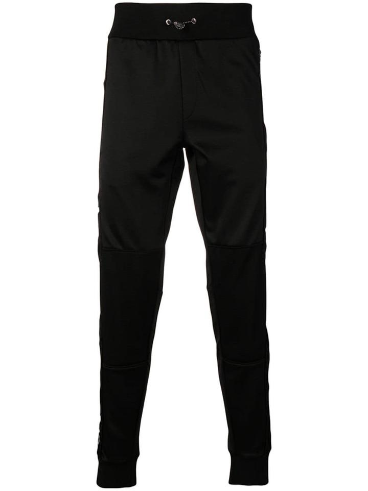 Philipp Plein Logo Stripe Track Trousers - Black