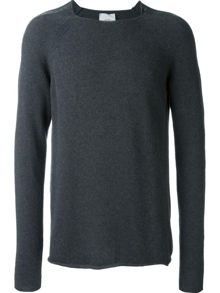 Lost & Found Rooms Crew Neck Sweater, Men's, Size: Large, Grey, Cotton