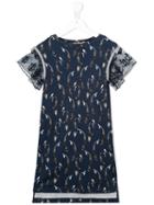 No21 Kids - Embroidered Dress - Kids - Polyester/spandex/elastane/viscose - 6 Yrs, Blue