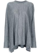 P.a.r.o.s.h. Asymmetric Hem Sweater - Grey
