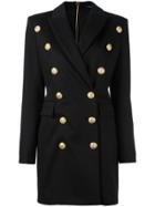 Balmain Double Breasted Jacket Dress - Black