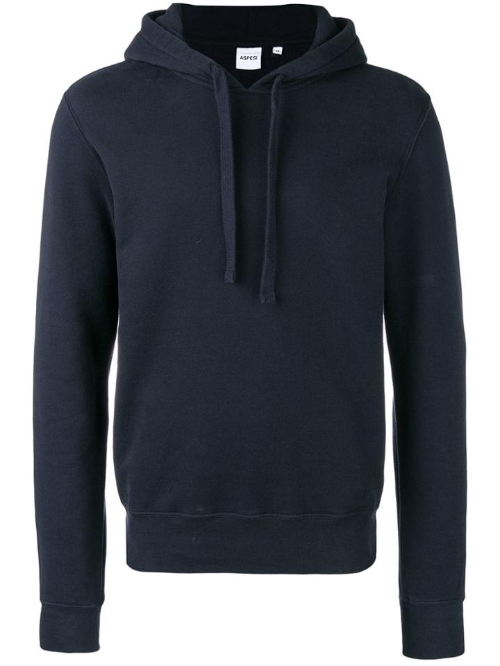 Aspesi Classic Hoodie - Blue