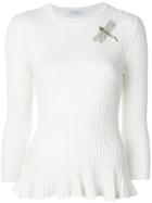 Vivetta Ribbed Sweater - White