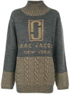 Marc Jacobs Double J Turtle Neck Jumper - Grey