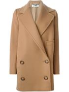 Stella Mccartney 'edith' Coat, Women's, Size: 44, Nude/neutrals, Cotton/polyamide/rayon/wool