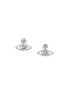 Vivienne Westwood Small Rhinestone Earrings - Silver