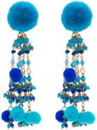 Rosantica Alchimia Earrings With Bead Embellishment - Blue