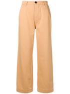 Bellerose High-waist Flared Trousers - Neutrals