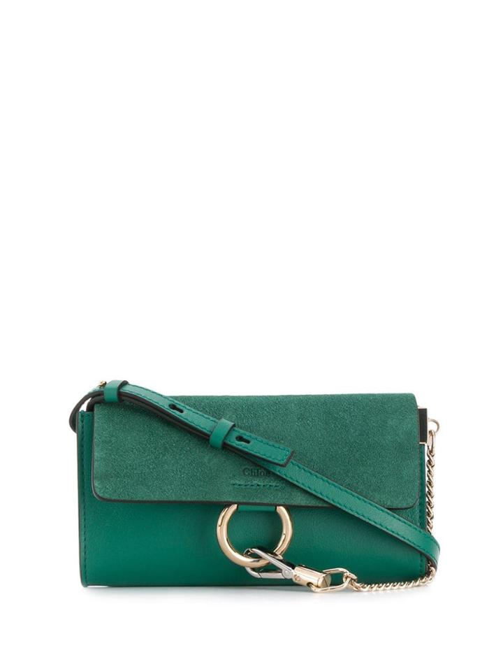 Chloé Faye Mini Shoulder Bag - Green