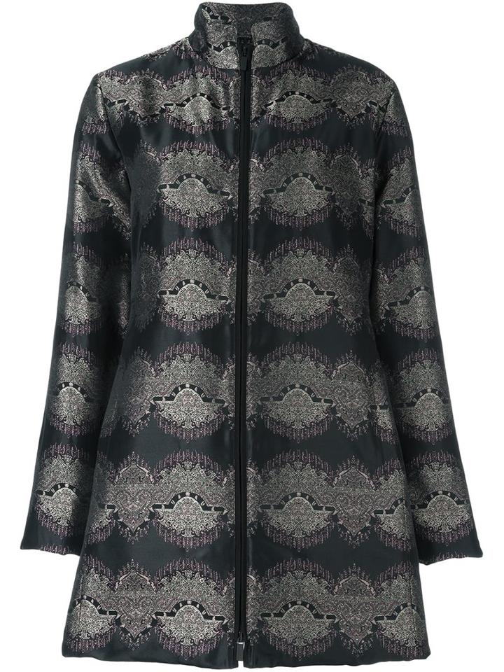 Etro Printed Flared Coat