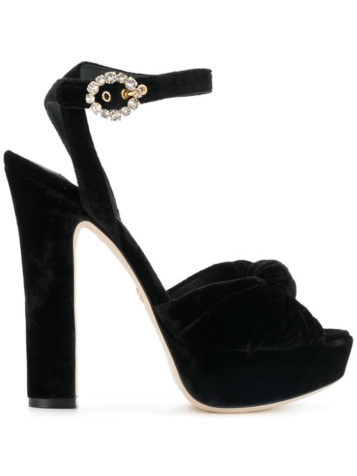 Dolce & Gabbana Platform Sandals - Black