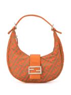 Fendi Pre-owned Zucca Mamma Shoulder Bag - Orange