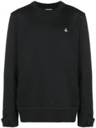 Vivienne Westwood Logo Detailed Sweatshirt - Black