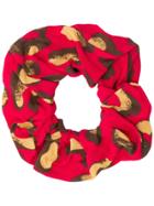 Andamane Printed Scrunchie - Red