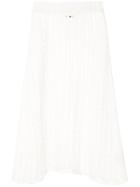 Jil Sander Open Knit Skirt - White