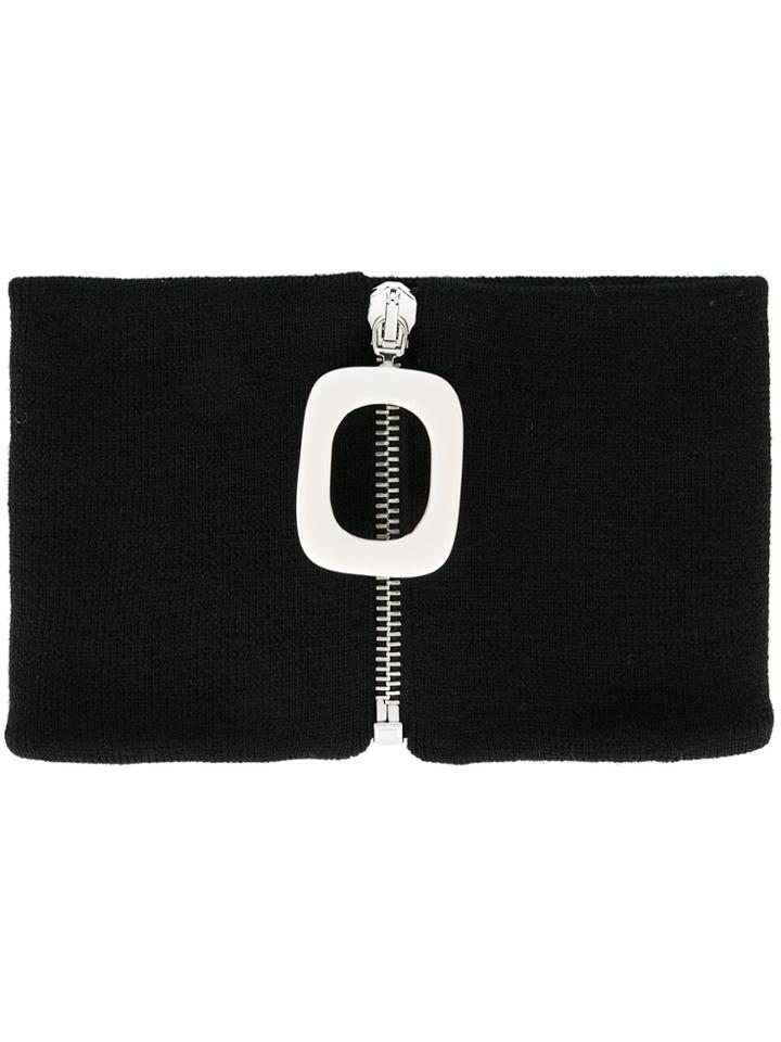 Jw Anderson Zipped Snood - Black