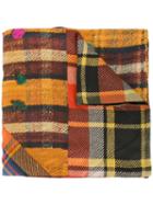 Pierre-louis Mascia Checked Scarf, Men's, Silk/modal/cashmere