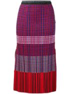 Proenza Schouler Knitted Pencil Skirt - Red