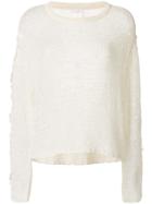 See By Chloé Open Weave Pullover - Nude & Neutrals