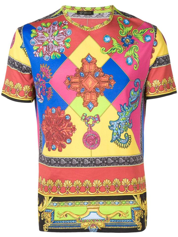 Versace Jewel Print T-shirt - Multicolour