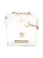 Young Versace Medusa Shoulder Bag, White